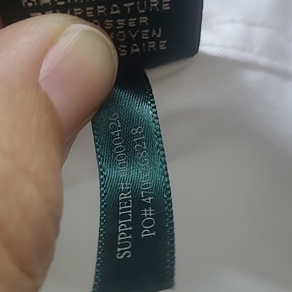 Lauren Ralph Lauren Non Iron Clasdic Whiye Shirt Size Large - Picture 5 of 8